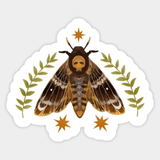 Small Death's-head Hawk Moth Sticker